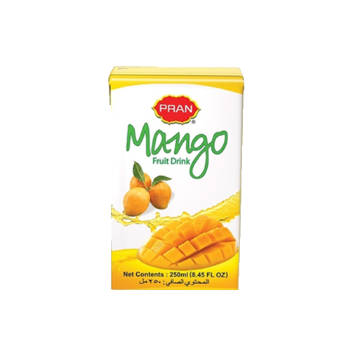 Picture of Pran Mango Fruit Drink Tetra Pack - 250 ml