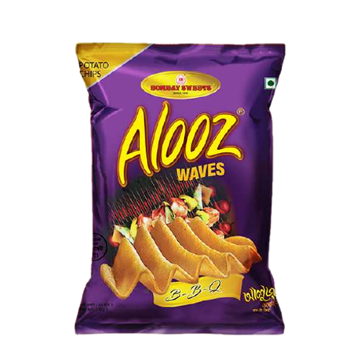 Picture of Alooz Waves B-B-Q Potato Chips - 22 gm